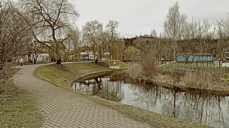 Парк Шченсливицкий (Park Szczęśliwicki) в Варшаве: Оазис Зеленого Спокойствия