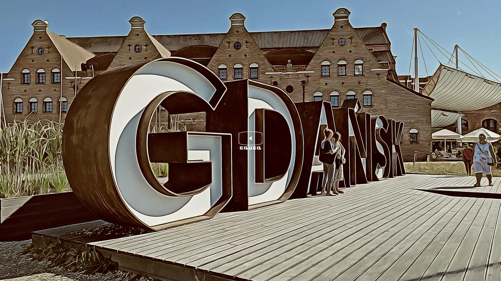 Неоновый знак «Gdańsk»